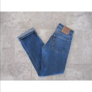 Levi's 501 Vintage High Waisted Mom Jeans Sz 30x34